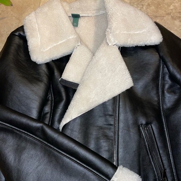 Plus Size Faux Leather Jacket by Wild Fable - Picture 2 of 3